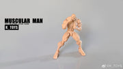 K-Toys 1/12 KT01 Starker muskulöser männlicher Körper, gelbe Version
