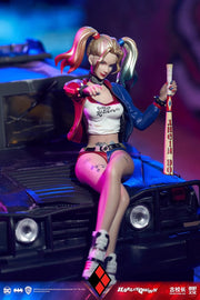 Principal Gu 1/12 Clown Girl Harley Quinn & Battle Damaged Police Car