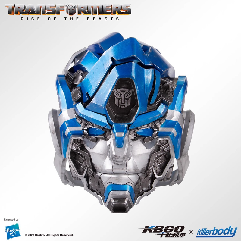 Killerbody 1/1 KB20069-57 Official Licensed Transformers Rise of the Beasts Mirage Wearable Helmet w/ Voice Changer