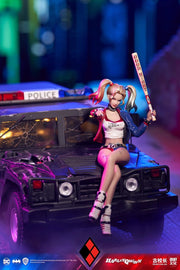 Principal Gu 1/12 Clown Girl Harley Quinn & Battle Damaged Police Car