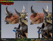 AXYTOYS AXY-003A Dinosaure Champ de Bataille Carnotaurus Leader Version Orange