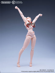 Romankey X COWL 1/12 Super Action Girl Cuerpo sólido Piel blanca