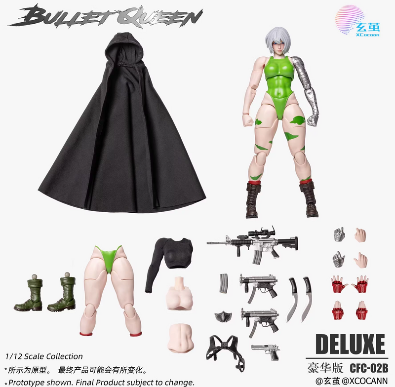 [Pre-Order] Xcocann Studio 1/12 CFC-02B Bullet Queen Deluxe Ver.