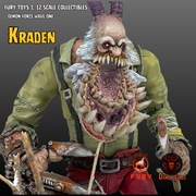 Fury toys Demon Force wave 1 1/12 The brother Kraden and Krynn 7 inches action figure