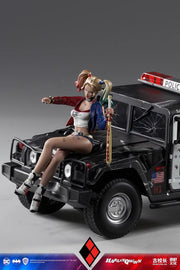 Principal Gu 1/12 Clown Girl Harley Quinn & Battle Damaged Police Car