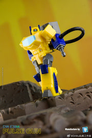 Dr.Wu &amp; Mechanic Studio DW-E37M Leap Cliffjumper &amp; DW-E38M Pulse Gun Shockwave Version aus zerbrochenem Glas, 2er-Set