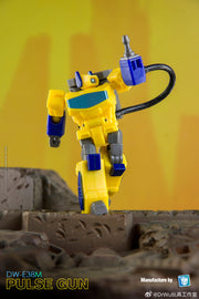 Dr.Wu &amp; Mechanic Studio DW-E37M Leap Cliffjumper &amp; DW-E38M Pulse Gun Shockwave Version aus zerbrochenem Glas, 2er-Set