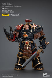 JOYTOY JT9770 Warhammer La Herejía de Horus 1: 18 Hijos de Horus Ezekyle Abaddon Primer Capitán de la XVL Legión