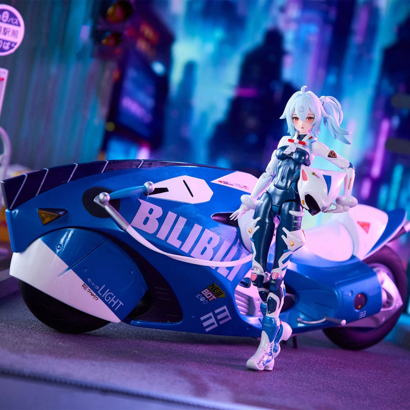 [Pre-Order] Animester Nuclear Gold Reconstruction X Bilibili 1/12 Speed Slipstream Bainianji 33 Motorcycle Set