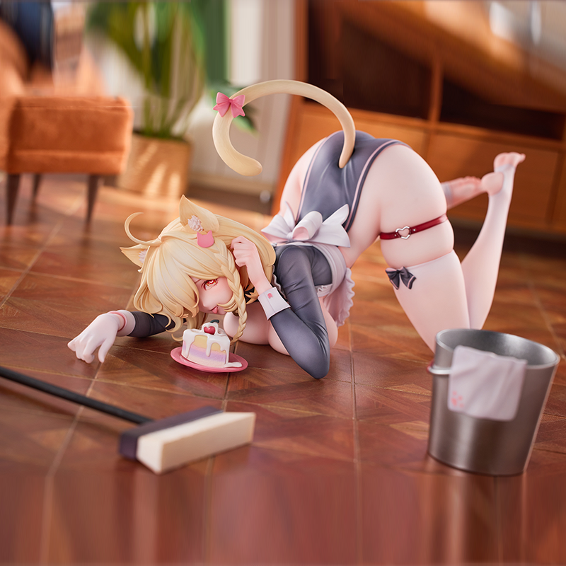 Kawa Design Maid Nya-Hime Mao Ke Ke (Deluxe Edition) Figur im Maßstab 1:6
