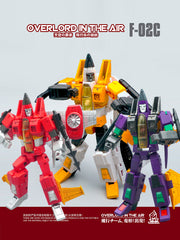 [Reserva] MechFansToys MF-F02C Overlord in the Air Versión en color especial, juego de 3