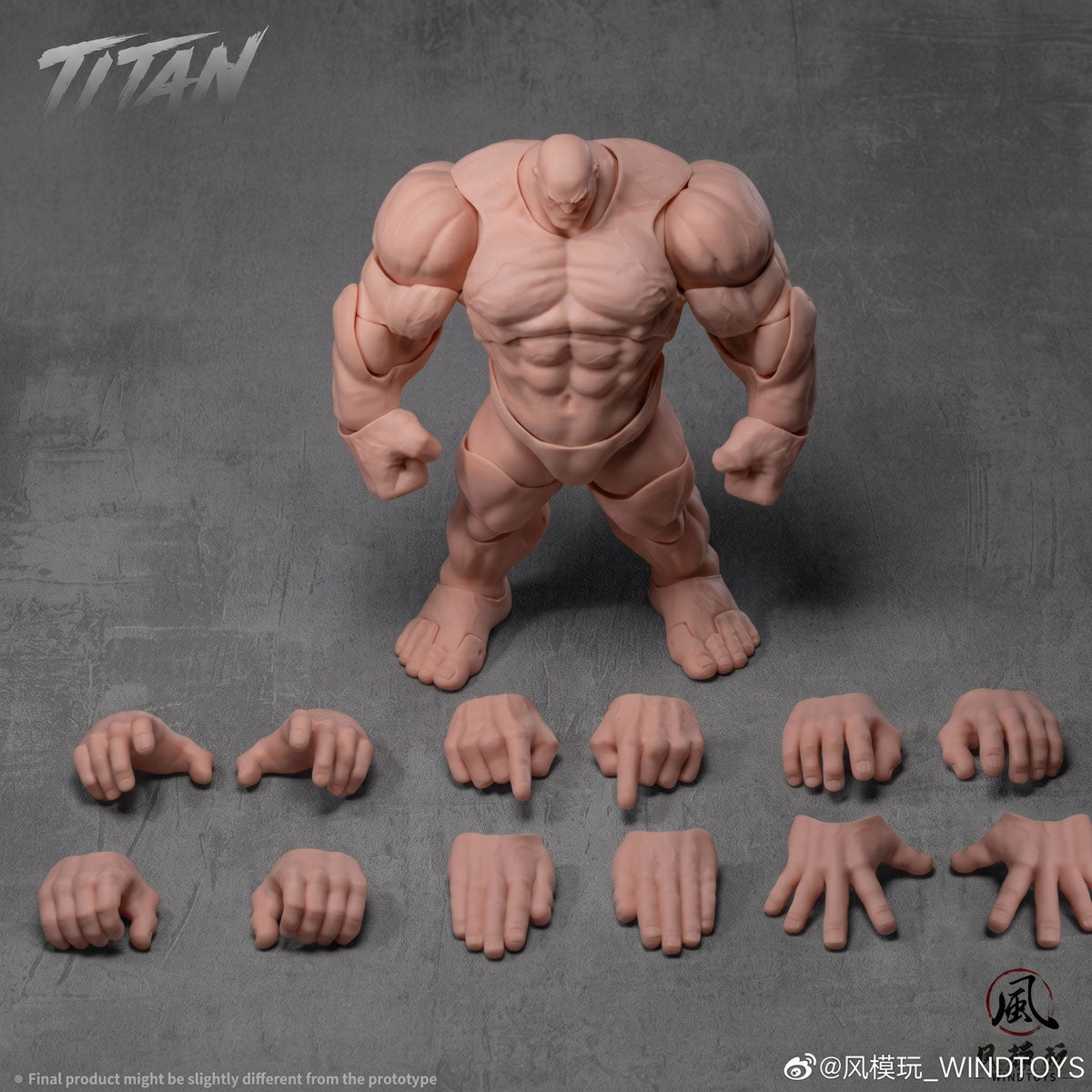[Pre-Order] Wind Toys 1/12 FMW009 Super Movable Muscle Body Titan Light Skin Ver.