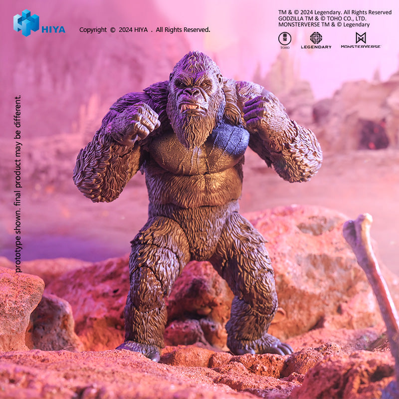 HIYA Exquisite Basic Series Figura de acción Godzilla x Kong The New Empire Godzilla Kong de 6 pulgadas sin escala