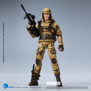 HIYA Exquisita Mini Serie 1/18 Escala 4 pulgadas GIJoe Dusty Figura de acción