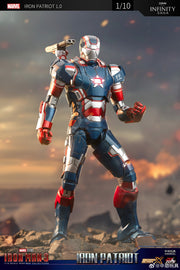 ZT Toys Marvel Lizenziert 1/10 War Machine Iron Patriot