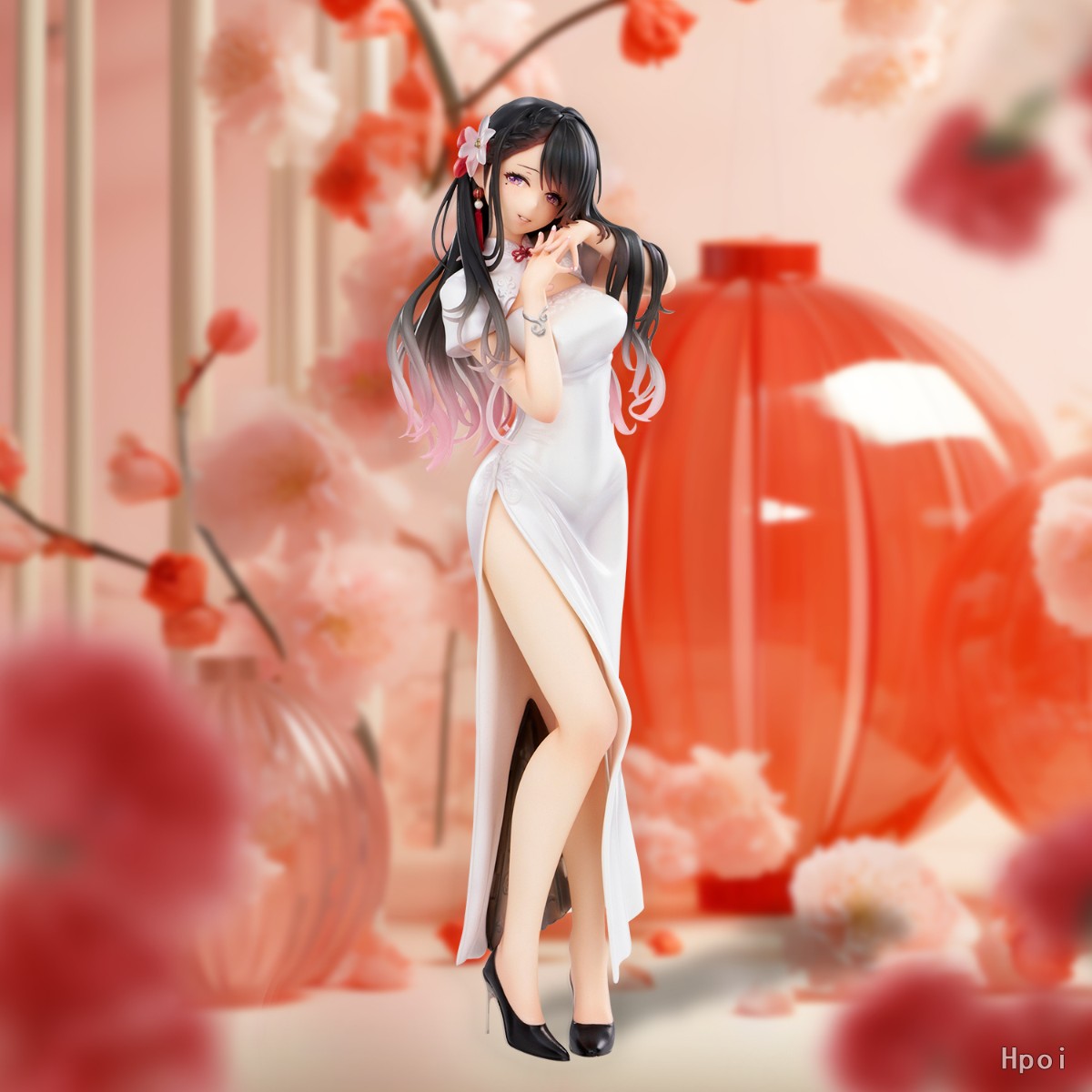 Union Creative Mai Okuma Illustration Iyashikei Weißes chinesisches Kleid Onee-san Figur