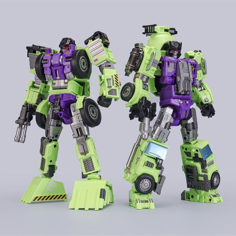 Conjunto de 2 mezcladores y scrappers de Mecha Invasion GLA01 y GLA02 Giant Legion Heavy Builder