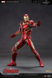 Figura de Iron Man Mark 45 a escala 1/10 con licencia de Marvel de ZT Toys