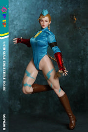 Play Toy 1/6 P020-B Blue Fighting Female Warrior Cammy