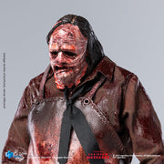 HIYA Exquisite Super Series 1/12 Maßstab 6 Zoll Texas Chainsaw Massacre 2022 Leatherface Slaughter Ver. Actionfigur