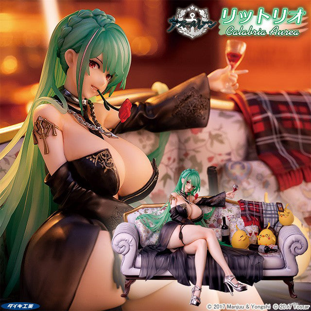 Daiki Kogyo d'Azur Lane Littorio (Calabria Aurea Dress Ver.) 1/7 Escaliers Chiffres