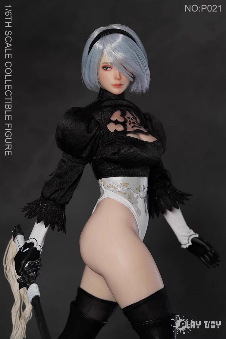 1/6 play toy P021 フィギュア 2B Play Toy 1/6 P021 Sexy Humanoid Robot 2B – HsunnyToy