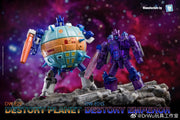 Dr.Wu DW-E01S Destroy Emperor Galvatron y DW-E29 Destroy Planet Grand Galvatron Versión transparente Juego de 2