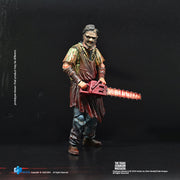 HIYA Exquisita Mini Serie Escala 1/18 4 pulgadas Masacre de motosierra de Texas 2003 Thomas Hewitt Slaughter Ver. Figura de acción