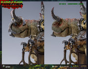 AXYTOYS AXY-003B Dinosaure Champ de Bataille Carnotaurus Leader Version Verte