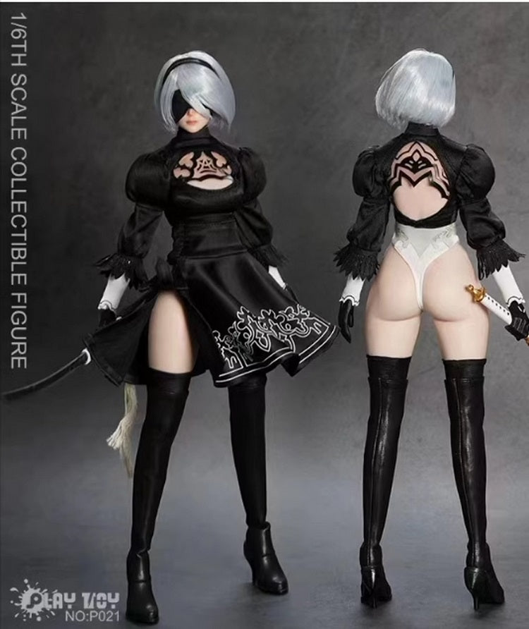 Play Toy 1/6 P021 Sexy Humanoid Robot 2B – HsunnyToy