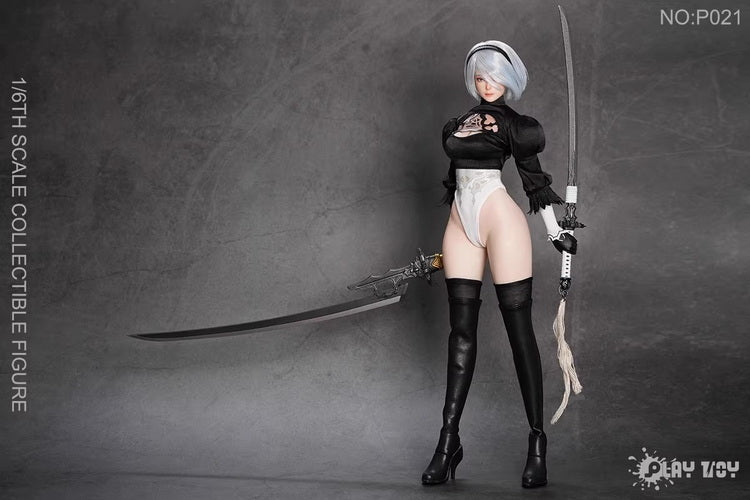 Play Toy 1/6 P021 Sexy Humanoid Robot 2B – HsunnyToy