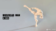 K-Toys 1/12 KT01 Starker muskulöser männlicher Körper, weiße Version