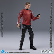 HIYA Exquisita Mini Serie 1/18 Escala 4 Pulgadas STAR TREK 2009 Scotty Figura de Acción