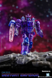 Dr.Wu DW-E01S Destroy Emperor Galvatron y DW-E29 Destroy Planet Grand Galvatron Versión transparente Juego de 2