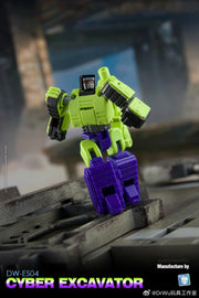 Dr.Wu DW-ES03 Cyber Shovelloader Scrapper & DW-ES04 Cyber Mixer Truck Mixmaster Set of 2