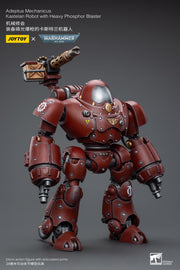 JOYTOY JT8957 - Warhammer 40k 1:18 - Adeptus Mechanicus Kastelan Roboter mit schwerem Phosphorblaster