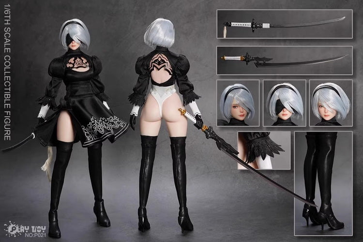 Play Toy 1/6 P021 Sexy Humanoid Robot 2B – HsunnyToy