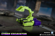 Dr.Wu DW-ES03 Cyber Shovelloader Scrapper & DW-ES04 Cyber Mixer Truck Mixmaster Set of 2