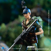 HIYA Exquisite Mini-Serie, 1/18, Maßstab 10,2 cm, GIJoe Lady Jaye Actionfigur