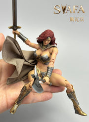 [Pre-Order] Fury Toys 1/12 FSV03 Northern Valkyrie Svafa Tan Skin Red Hair Iron Armor Ver.