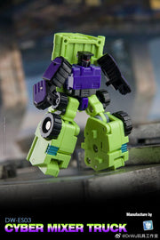 Dr.Wu DW-ES03 Cyber Shovelloader Scrapper & DW-ES04 Cyber Mixer Truck Mixmaster Set of 2