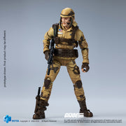 HIYA Exquisita Mini Serie 1/18 Escala 4 pulgadas GIJoe Dusty Figura de acción