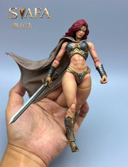 [Pre-Order] Fury Toys 1/12 FSV03 Northern Valkyrie Svafa Tan Skin Red Hair Iron Armor Ver.