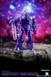 Dr.Wu DW-E01S Destroy Emperor Galvatron y DW-E29 Destroy Planet Grand Galvatron Versión transparente Juego de 2