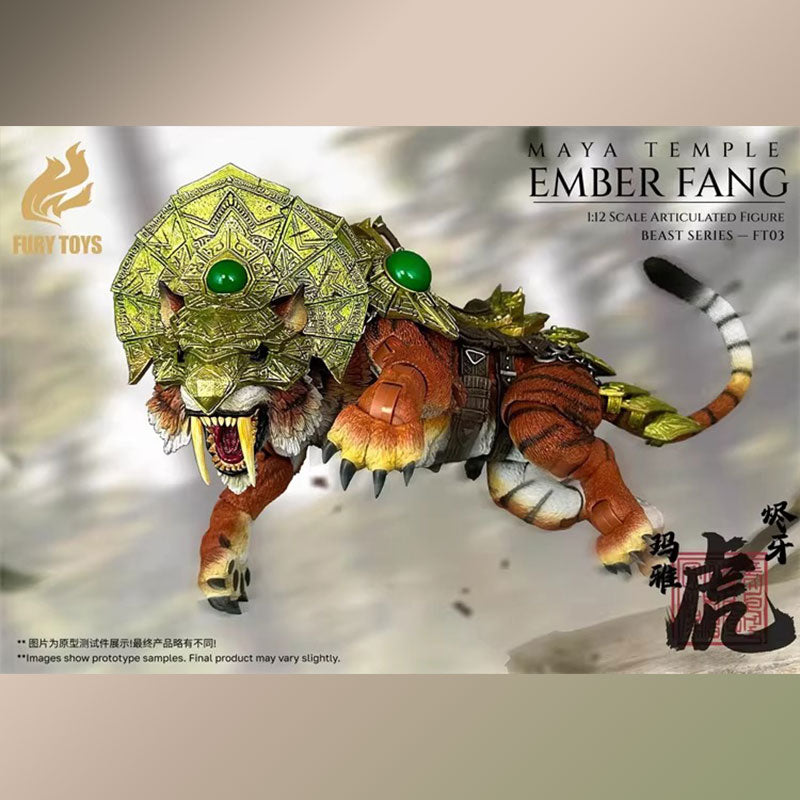 [Pre-Order] Fury Toys FT03 Beast Series Maya Temple Tiger Red Ember Fang Deluxe Ver.
