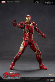 Figura de Iron Man Mark 45 a escala 1/10 con licencia de Marvel de ZT Toys
