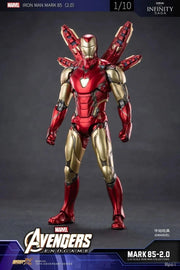 Figura de Iron Man Mark 85 2.0 de ZT Toys, con licencia de Marvel, a escala 1/10