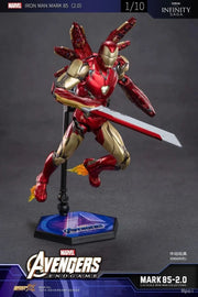 Figura de Iron Man Mark 85 2.0 de ZT Toys, con licencia de Marvel, a escala 1/10