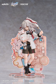 Ribose Honkai: Star Rail RISE UP+ Chibi Cat Series Jing Yuan Figure
