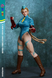 Play Toy 1/6 P020-B Blue Fighting Female Warrior Cammy